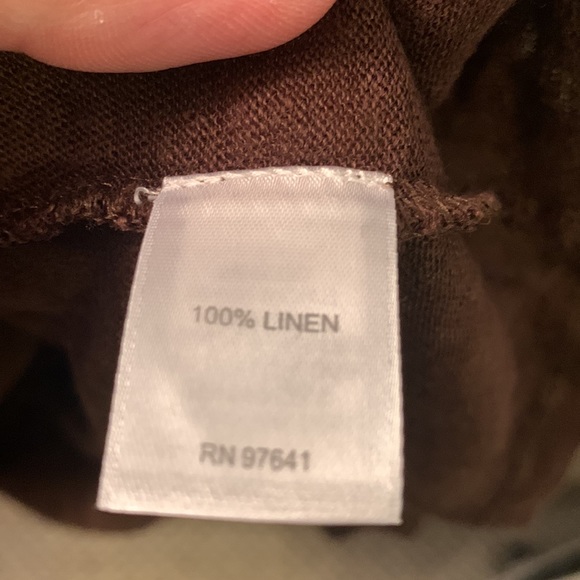 JJill Linen Flutter Sleeve Tee - Picture 4 of 5